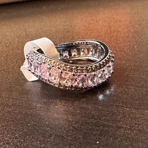 Lavender and Silver Women's Ring